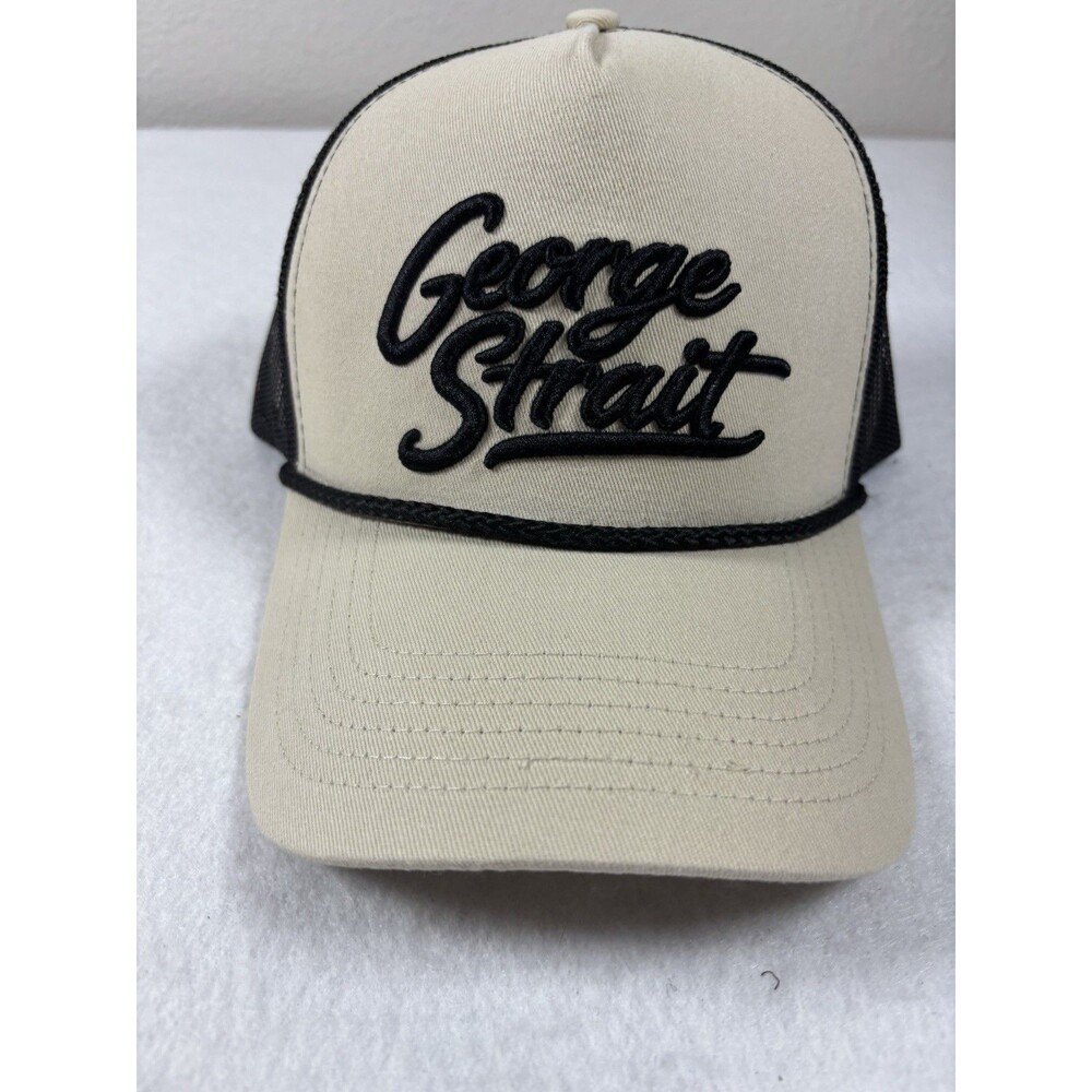 George Strait GS Logo Hat Richards & Southern Mesh Snapback Adult NWOT